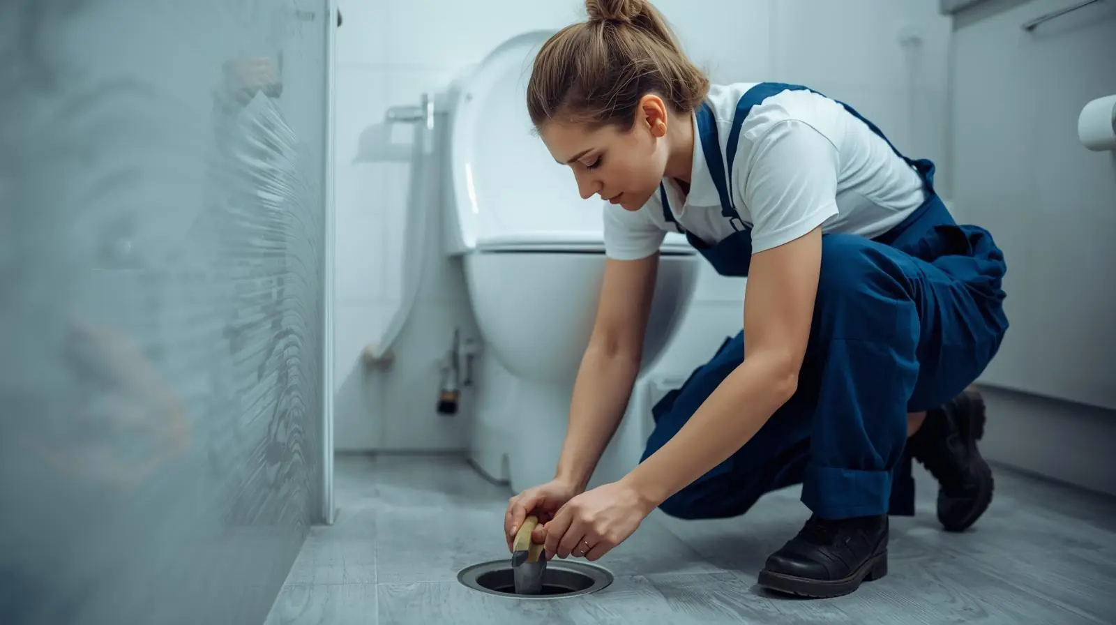 Professionele ontstoppingsdienst voor toilet en afvoer